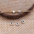 Faceted Micro Spacer Beads in Seven Metallic Finishes view 2