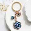 Gold Blue Rosette