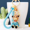 Sky-Blue-Strap Seated-Bear