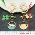 Bamboo Panda Enamel Keychains with Dual Clasps, 9 Designs view 12
