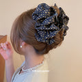 Leopard Print Fabric Petal Claw Hair Clip 5 Styles view 4
