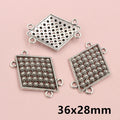 Ornate Multi-Loop Metal Connectors in Nine Floral Designs view 12