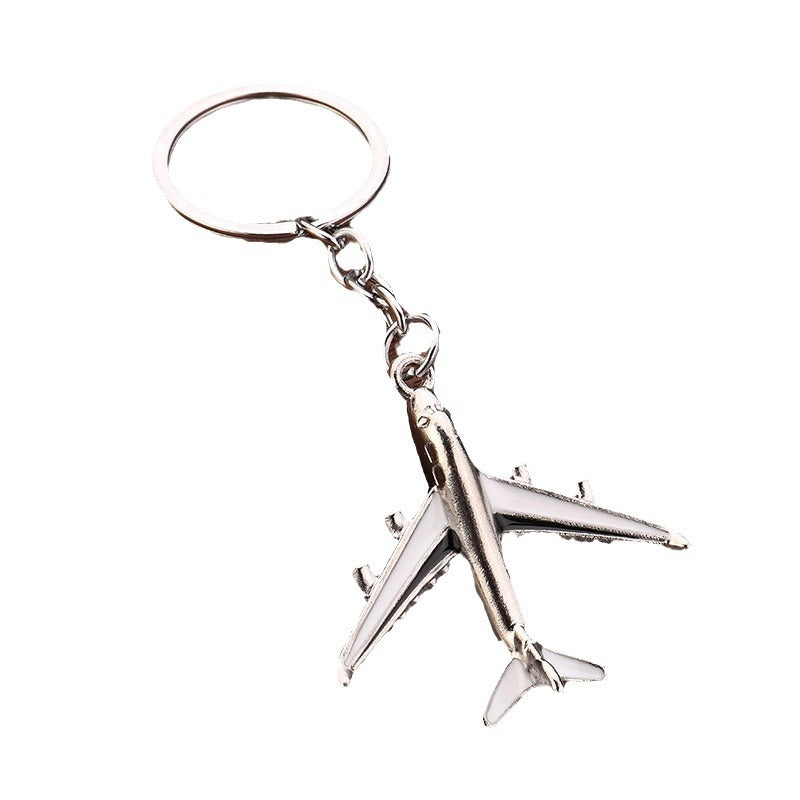 Airplane Souvenir Zinc Alloy Keychain Gift for Aviation Fans