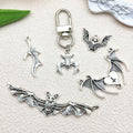Antique Silver Bat and Cross Metal Charms with 7 Listed Options view 4