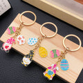Holiday Gnome and Easter Egg Enamel Keychains, 10 Designs view 3