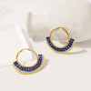 Blue Yellow Beads