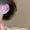 Silver Tone Crystal Shooting Star Ear Cuff Decorative Jewelry view 1
