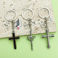Cross and Angel Charm Keychains in 15 Pictured Variations for Bags and Keys view 4