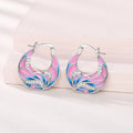 Two-Tone Owl Metal Link Charm with Top and Bottom Loops view 2