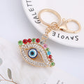 Evil Eye Rhinestone Keychain Metal Charm 4 Styles Mixed Metals view 6