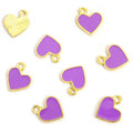 Colorful Sideways Heart Enamel Charm Collection for Jewelry Making view 6
