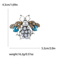 Pearl Bee Brooch with Crystal Wings in Four Colorways view 8