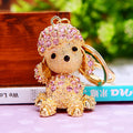 Jeweled Poodle Keychains in Multiple Crystal Colors and Loop Styles view 12
