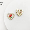 Yellow Heart Metal Charms with 6 Listed Options for DIY Jewelry Making view 9
