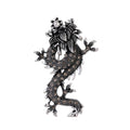 Black Gold Tone Dragon Crystal Five Designs Metal Brooch Pin 3.7 x 5.7 cm 3.7 x 5.7 cm view 6