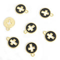 Enamel-Look Gold Silver Cross Alloy Charms in 16 Styles view 12