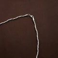 Fine Wavy Gold Tone Delicate Finished Chain Necklace view 4