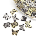Enamel-Look Silver Gold Butterfly Alloy Charms in 9 Styles view 1