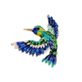 Hummingbird Enamel Metal Brooch Pin for Jackets and Lapels view 5