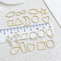 Gold-Tone Star Metal Charms with 24 Listed Options view 3