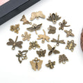 Gold-Tone Butterfly and Bee Metal Charms with 25 Listed Options view 3