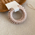 Satin Elastic Scrunchie Hair Ties Two-Pack Five Colors view 7