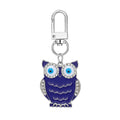 Twelve Piece Silver Tone Butterfly Owl and Evil Eye Keychain Set view 5