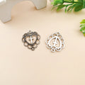 Antique Silver Heart Metal Beads with 10 Listed Options view 10