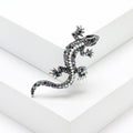 Crystal Rhinestone Gecko Brooch Eight Color Alloy Styles view 11