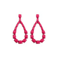 Beaded Teardrop Earrings in Four Colors for Everyday Styling view 5
