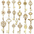 Yellow Key Metal Charms with 26 Listed Options for Jewelry Making view 1
