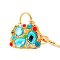 Crystal Mini Handbag Keychains with Fortune and Loose Heart Loop Options view 5