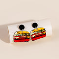 Thirty-One Colorful Novelty Pattern Statement Earrings view 10