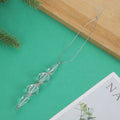 Clear Crystal Bead Christmas Tree Hanging Ornament Strand view 6