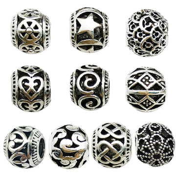 Metallic Spacer Bead Metal Beads with 11 Listed Options