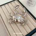 Hammered Metal Crab Brooches And Pendant Necklaces view 8