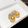 Gold Pearl Studs