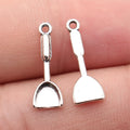 Antique Silver Miniature Kitchen Utensil Pendant Charms view 3