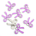 Enamel Bow Charms in Six Colors and Two Metal Tones view 9