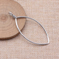Open Marquise Wire Frame Pendant Connector for Jewelry Making view 2