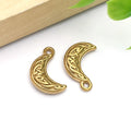 Gold-Tone Sun and Moon Metal Charms with 9 Listed Options view 12
