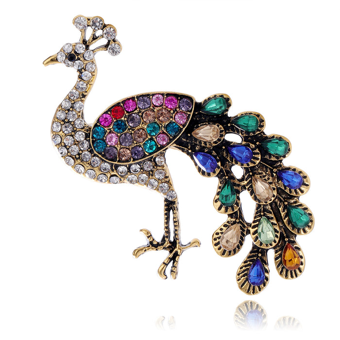Phoenix Metal Brooch Pin for Jackets and Lapels 4.6 x 4.4 cm