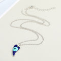 Silver Tone Chili Pepper Evil Eye Pendant Necklaces in Two Colors view 5