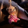 Mixed Jeweled Animal Fruit and Fortune Motif Keychains view 1