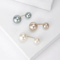 Three Pair Faux Pearl Cardigan Pin Set In Neutral Colors view 1