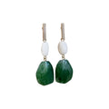 Geometric Resin Drop Earrings in Four Colorways for Everyday Styling view 5