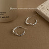 Silver Open Hoop