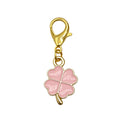 Enamel Four Leaf Clover Charm Gold Lobster Clasp Seven Colors view 6
