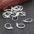D Shaped Leverback Earring Hooks in Mixed Metal Finishes view 4