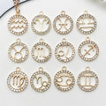 Alloy Metallic Zodiac Metal Charms with 14 Listed Options view 4
